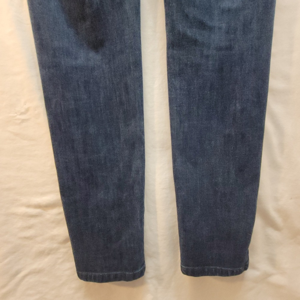 Soft Surroundings Dark Indigo Denim Pull On Leggings Size Medium Tall 44848 - Picture 7 of 14